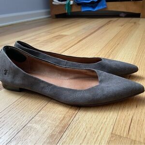 Frye Charcoal Flats - 9